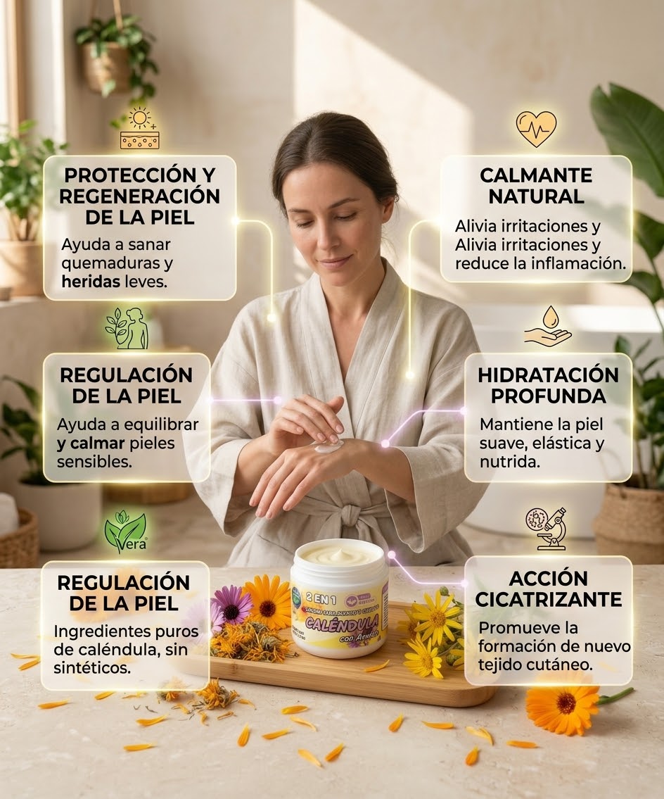 Crema CALÉNDULA con Árnica 120gr Uso tópico